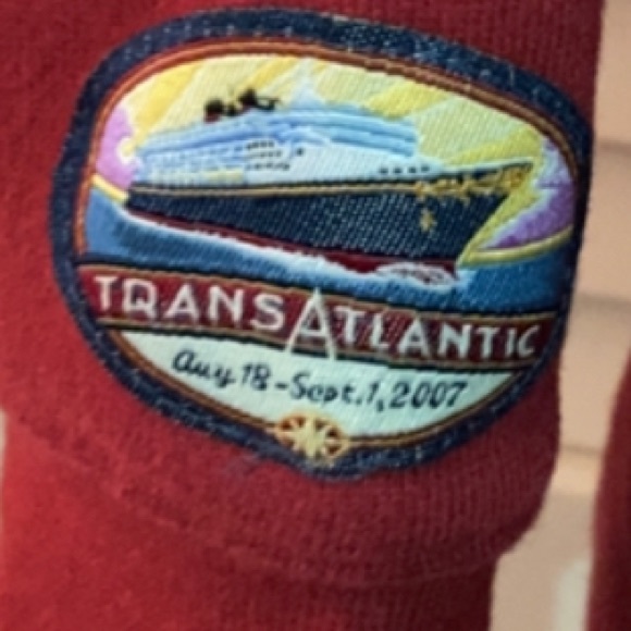 DISNEY CRUISE LINE TRANSATLANTIC UNISEX EMBROIDERED SWEATSHIRT - Picture 4 of 12